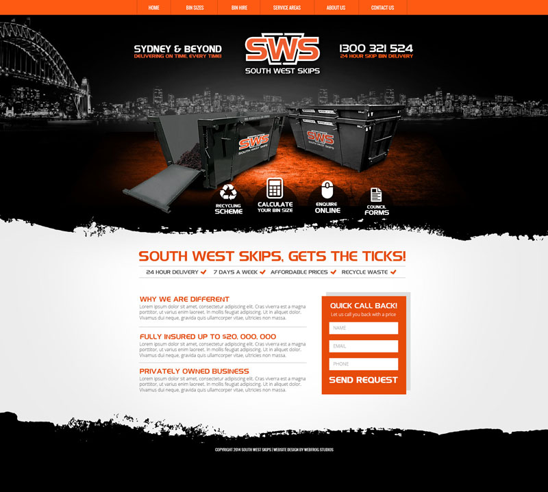 webfrog website design development website design and markwell design group